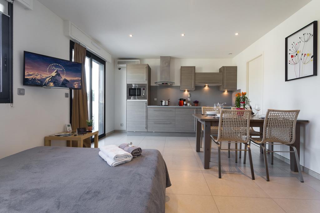 Apartmán Appart Azur Saint-Laurent-du-Var Pokoj fotografie